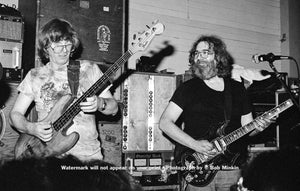 Jerry Garcia and Phil Lesh - Fairfax Pavilion, Fairfax, CA - 8.22.81 - Bob Minkin Photography