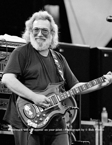 Jerry Garcia – Grateful Dead - Shoreline Amphitheatre, Mountainview, CA - 8.16.91 - Bob Minkin Photography
